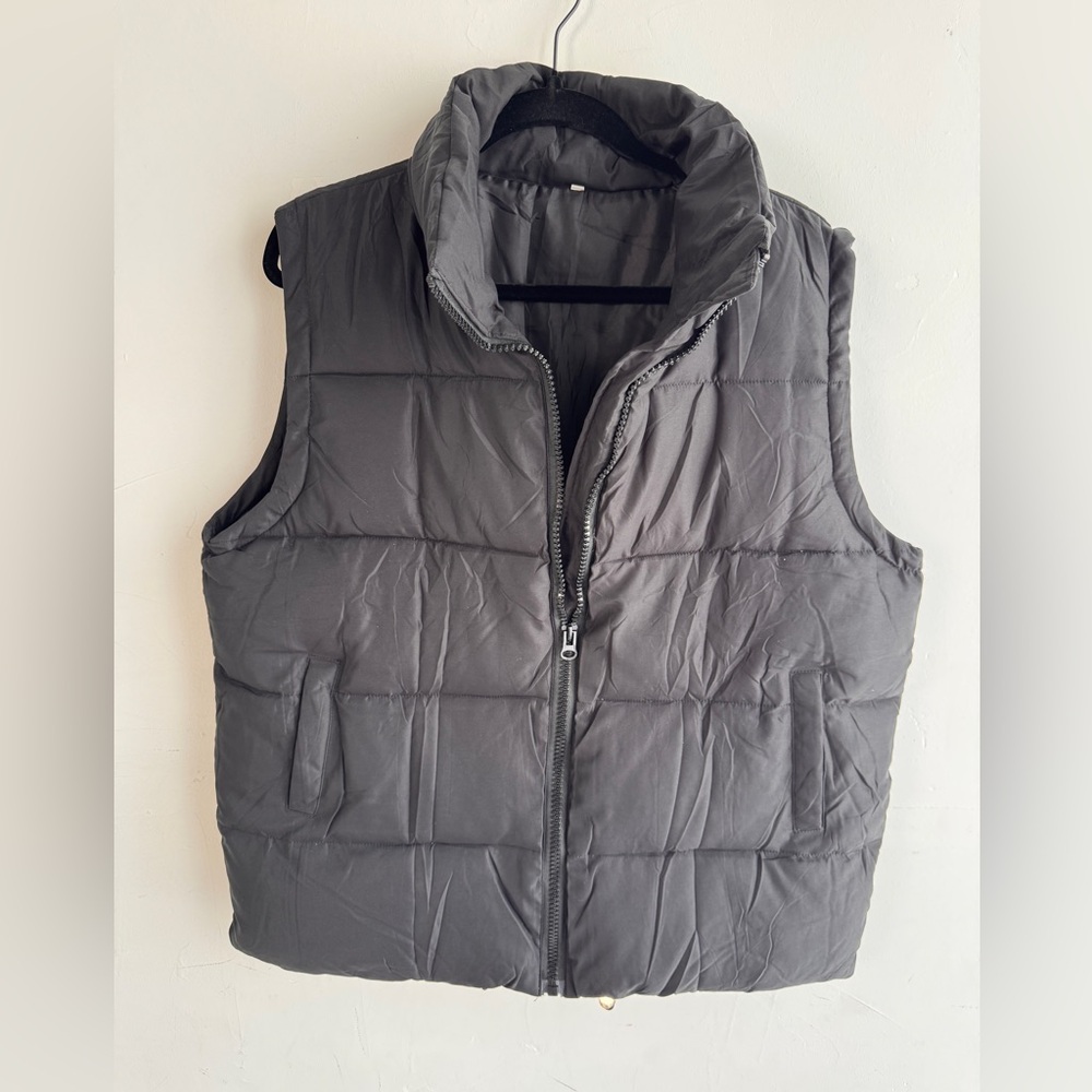 Black Puffer Vest